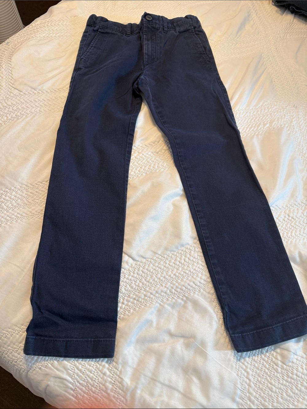 Crewcuts Boy 8 Skinny- Navy